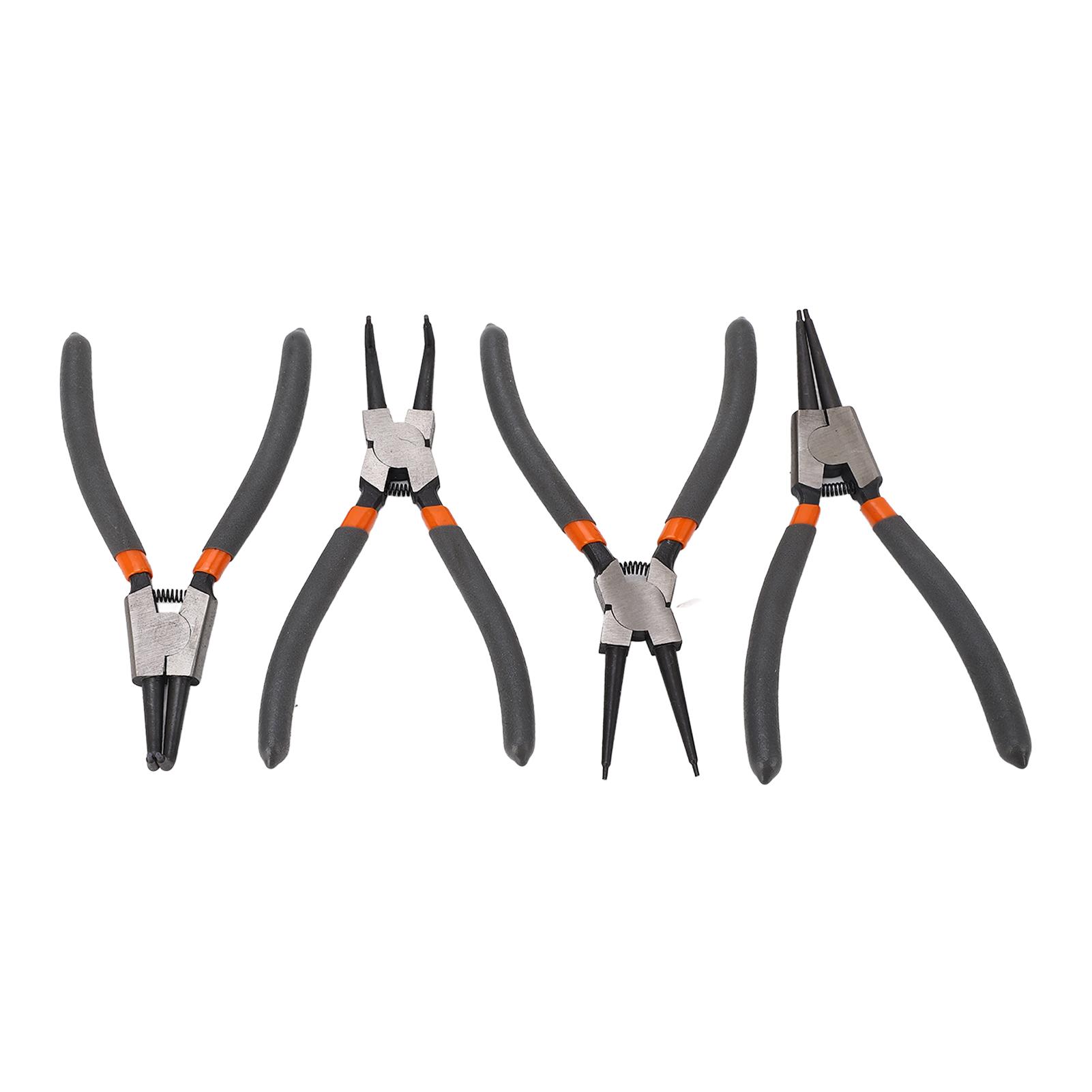 4 шт. плоскогубцы для стопорных колец, плоскогубцы для стопорных колец, набор ручных инструментов из углеродистой стали для ремонта и обслуживания
4 шт. плоскогубцы для стопорных колец, плоскогубцы для стопорных колец, набор ручных инструментов из углеродистой стали для ремонта и обслуживания