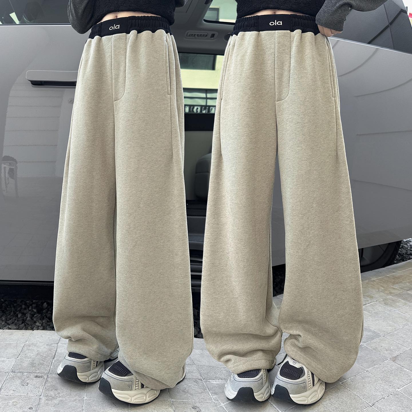 2025 Girls Autumn Embroidered Knitted Sweatpants - Casual Style for Big Girls 130 cm
2025 Girls Autumn Embroidered Knitted Sweatpants - Casual Style for Big Girls 130 cm