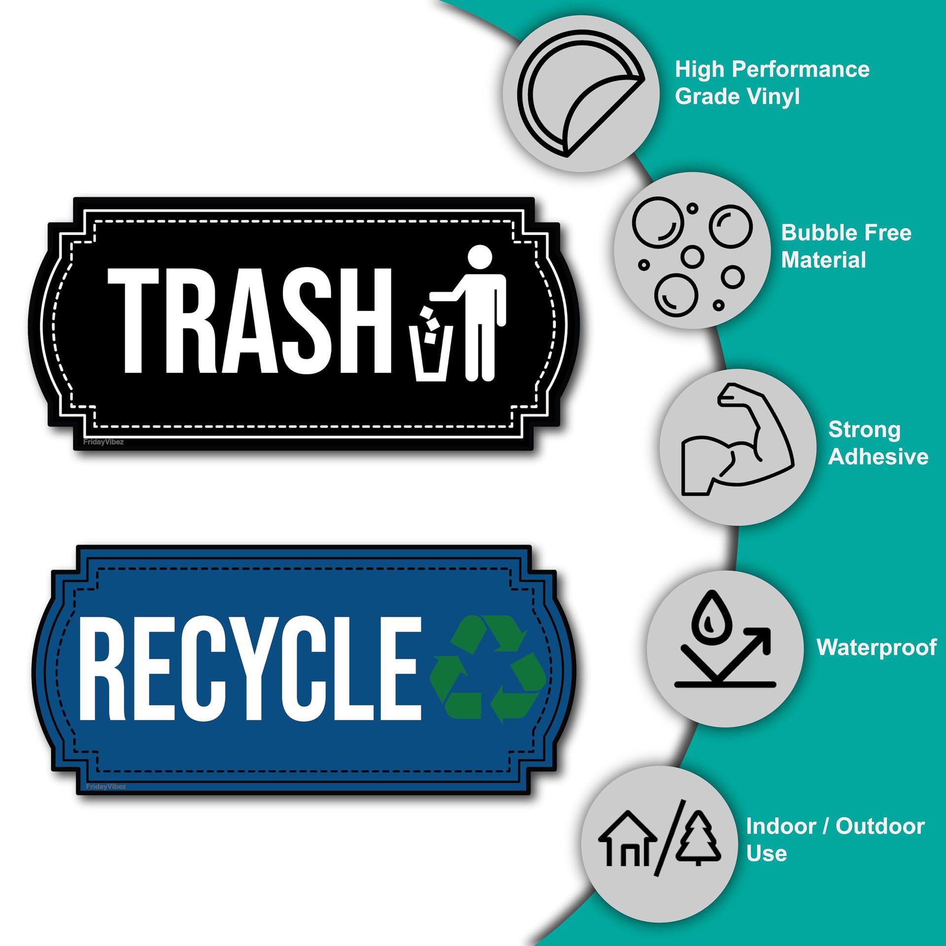 Large FridayVibez Waterproof Recycling Sticker/Decal 2024
Large FridayVibez Waterproof Recycling Sticker/Decal 2024