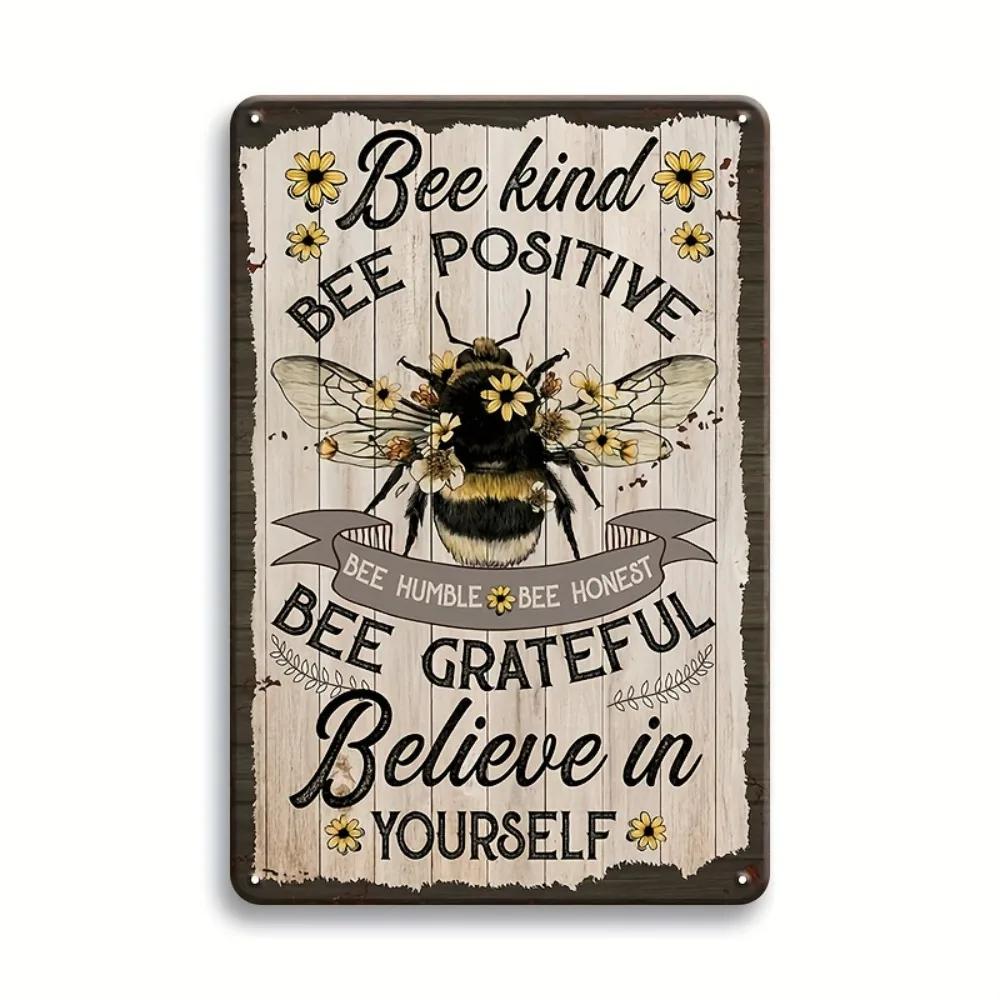 1pcRetro Bee Metal Yard Art Sign Vintage Aesthetic Wall Decor with Inspirational Messages Rustic Iron Tin Garden Garage 20x30cm
1pcRetro Bee Metal Yard Art Sign Vintage Aesthetic Wall Decor with Inspirational Messages Rustic Iron Tin Garden Garage 20x30cm