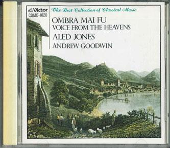 CD ALED JONES, ANDREW GOODWIN - Ombra Mai / Voice From The Heavens CDMC1020 VICTOR Japan Classical
CD ALED JONES, ANDREW GOODWIN - Ombra Mai / Voice From The Heavens CDMC1020 VICTOR Japan Classical