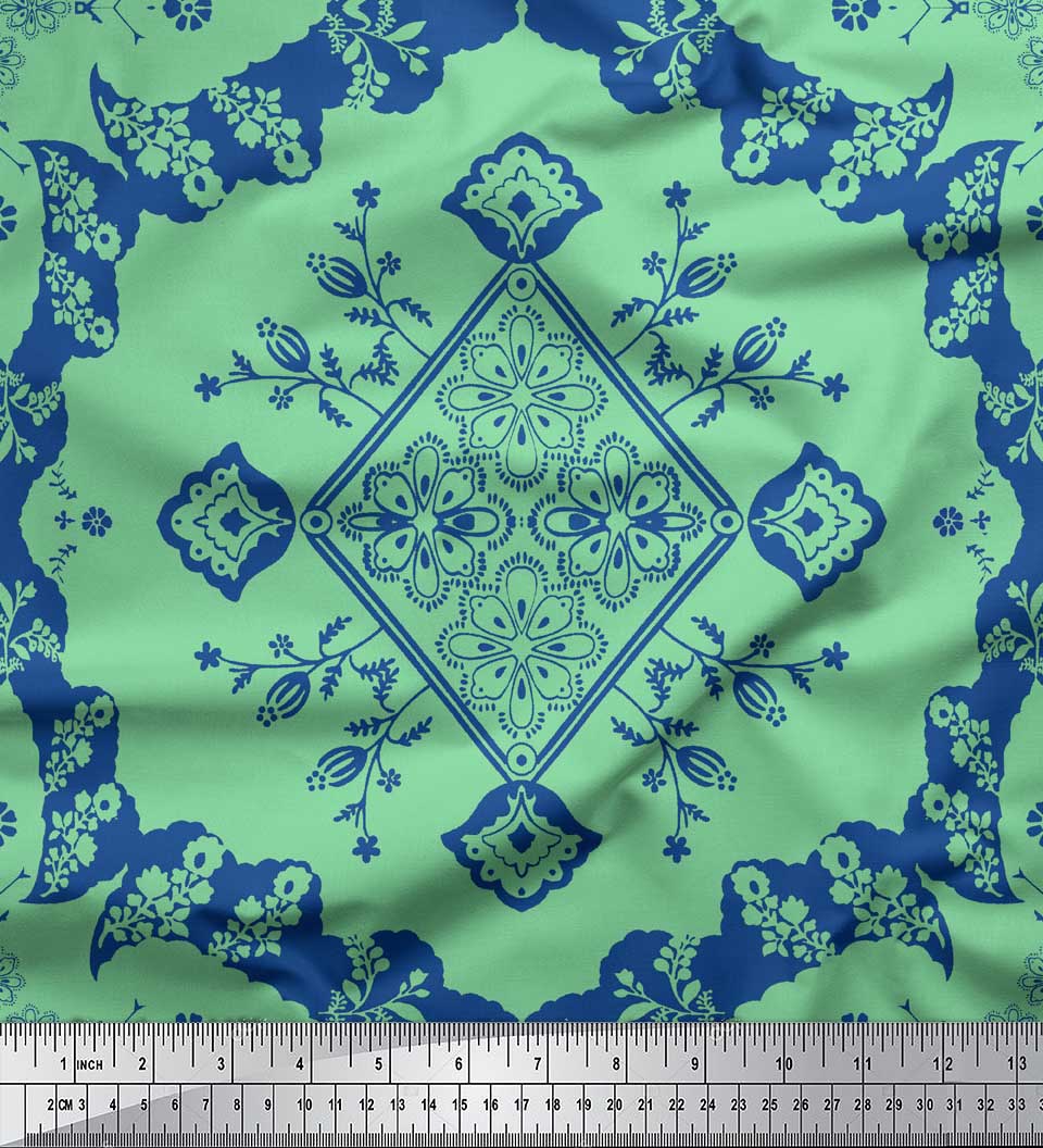 Soimoi Green Poly Crepe Fabric Цветочная дамасская ткань печатает по метрам 42 дюйма 42 Inch Wide - Poly Crepe зелёный
Soimoi Green Poly Crepe Fabric Цветочная дамасская ткань печатает по метрам 42 дюйма 42 Inch Wide - Poly Crepe зелёный