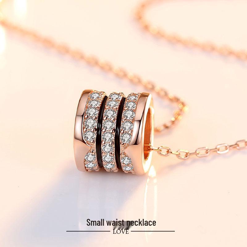 S925 Sterling Silver Diamond Necklace - Geometric Round Clavicle Chain for Women 925 Sterling Silver
S925 Sterling Silver Diamond Necklace - Geometric Round Clavicle Chain for Women 925 Sterling Silver