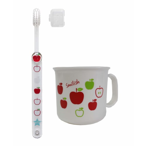 Children s Toothbrush (with cap) Heat-resistant Cup Set, Apple
Children s Toothbrush (with cap) Heat-resistant Cup Set, Apple