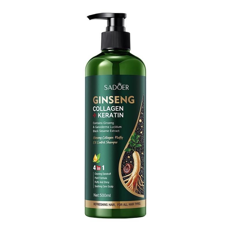 Ginseng Collagen Shampoo 500ml Fluffy Oil Control Cleansing Shampoo Skin Care Products 500ml
Ginseng Collagen Shampoo 500ml Fluffy Oil Control Cleansing Shampoo Skin Care Products 500ml