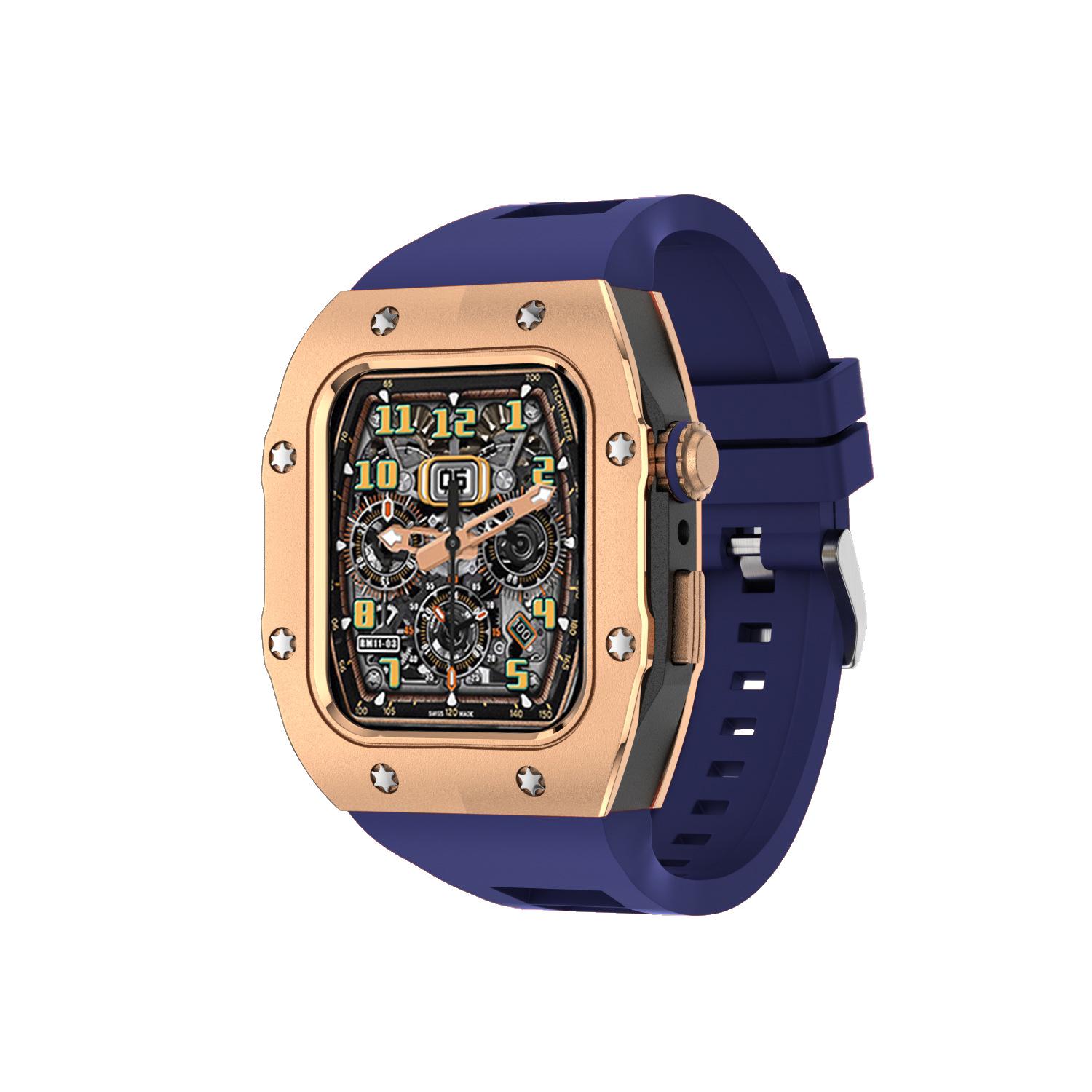 Чехол-ремешок для Apple Watch: Встроенная защитная броня для iWatch 44mm
Чехол-ремешок для Apple Watch: Встроенная защитная броня для iWatch 44mm