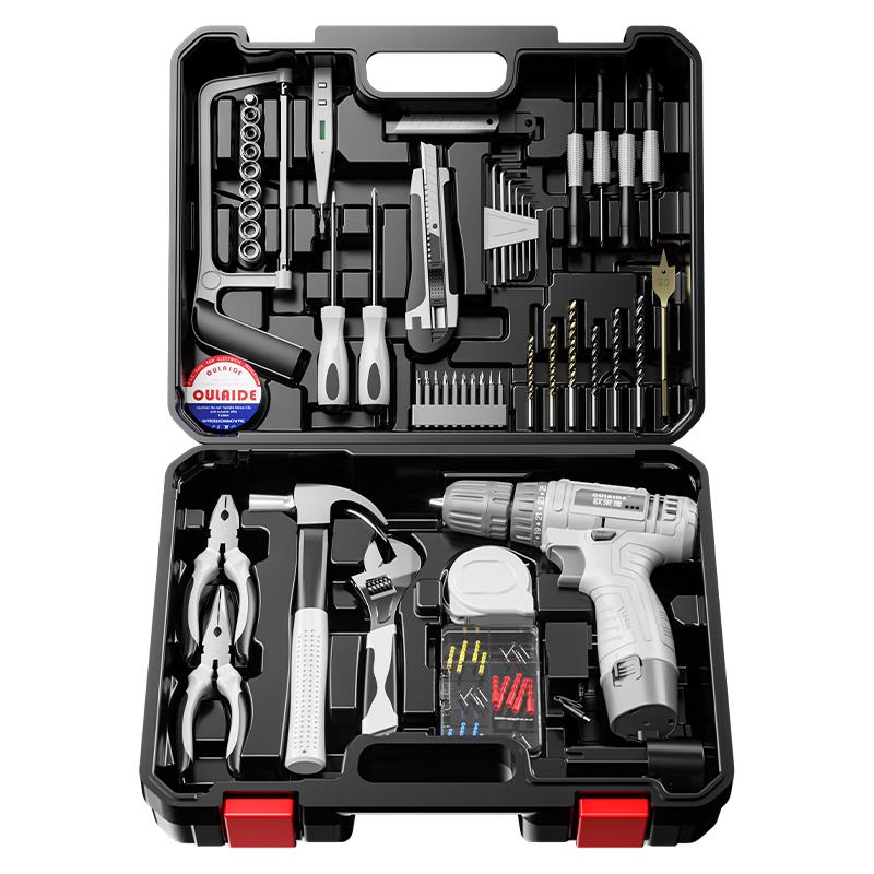 Oulaide Rechargeable Cordless Drill & Tool Kit CN plug (adapter included) Household Kit
Oulaide Rechargeable Cordless Drill & Tool Kit CN plug (adapter included) Household Kit