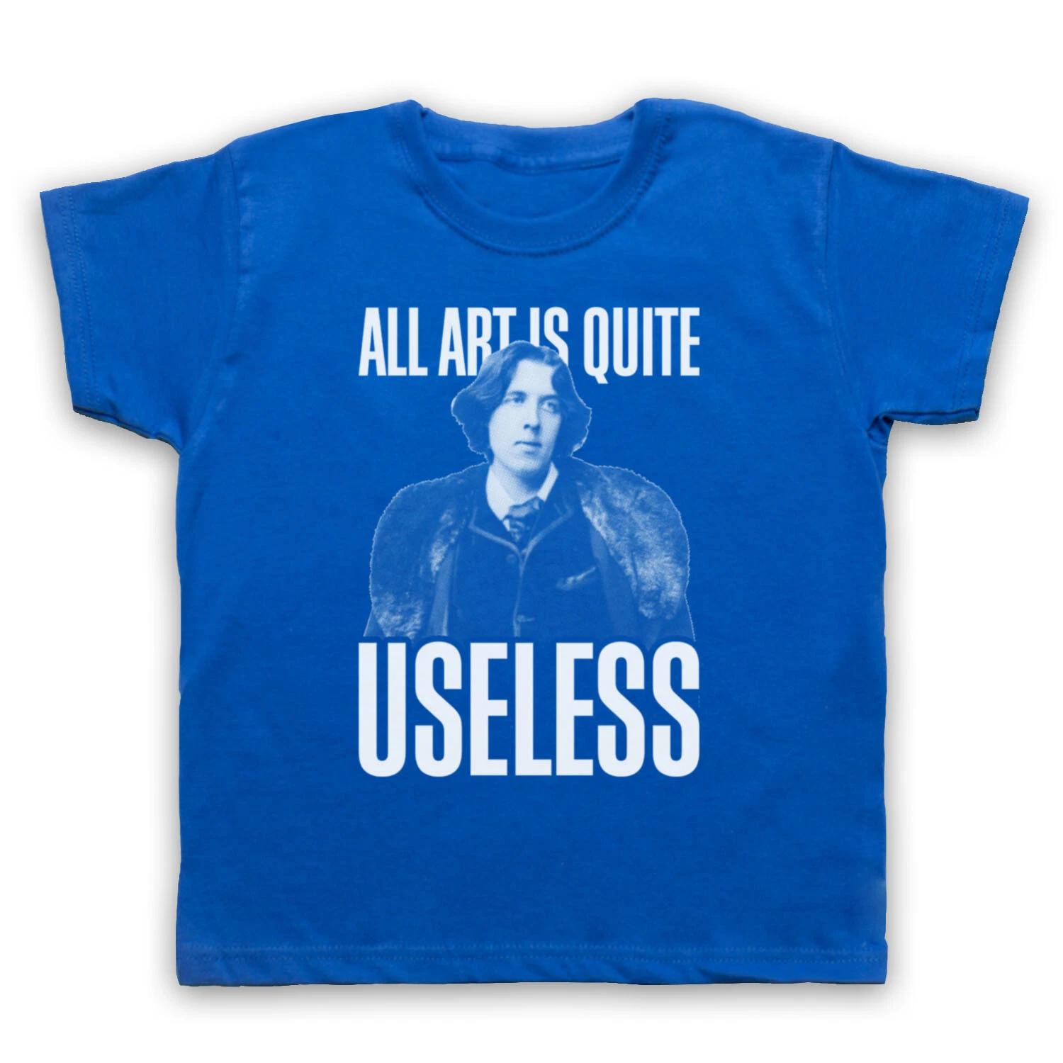 ALL ART IS USELESS OSCAR WILDE UNOFFICIAL WRITER QUOTE KIDS CHILDS T-shirt 140
ALL ART IS USELESS OSCAR WILDE UNOFFICIAL WRITER QUOTE KIDS CHILDS T-shirt 140