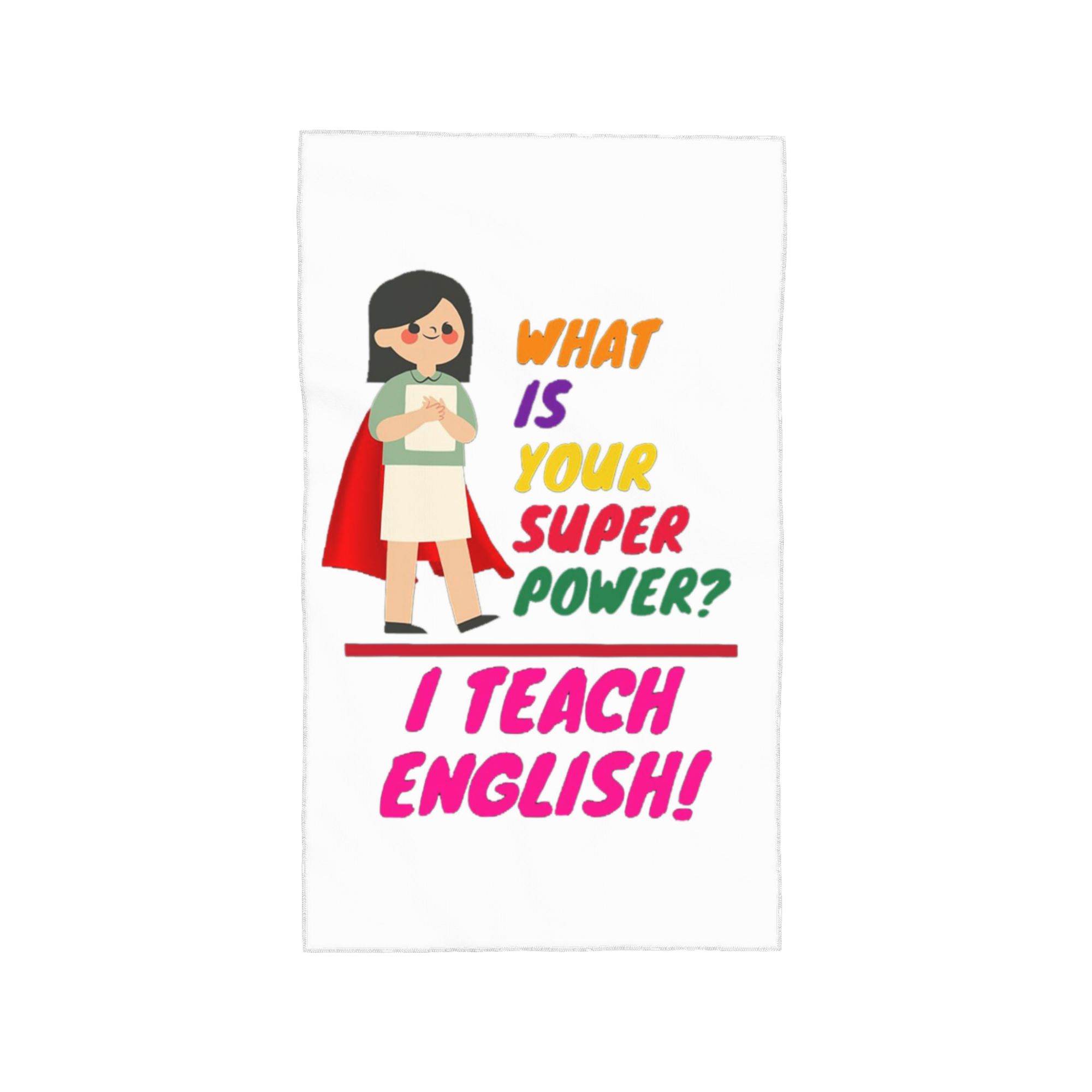 English Teacher Appreciation Soft Face Towel Quick Dry Pool Bath Cotton Towels Absorbent W40*H60(CM)
English Teacher Appreciation Soft Face Towel Quick Dry Pool Bath Cotton Towels Absorbent W40*H60(CM)