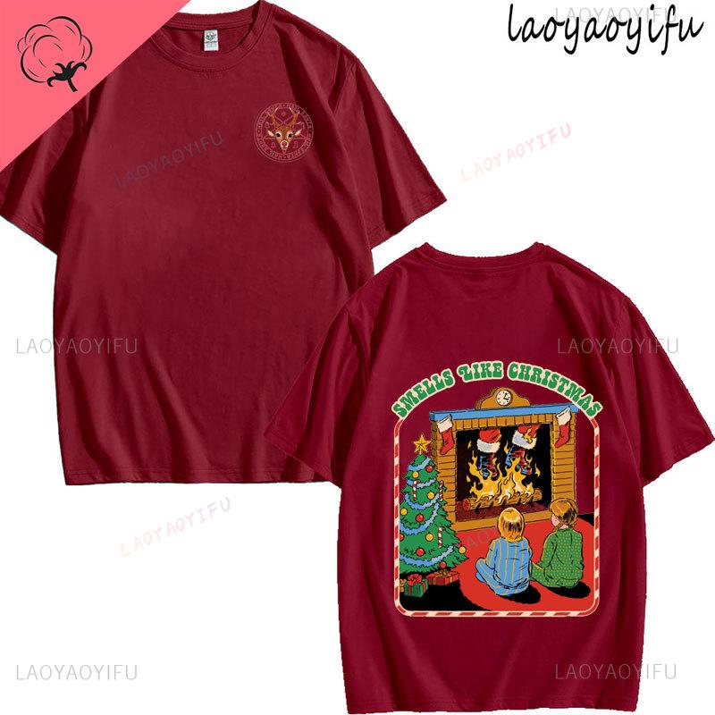 Funny Christmas Party Series 100Cotton De Calle Summer Shortsleev Printed Mens Womens Fashion High Quality Oneck Tops 3XL
Funny Christmas Party Series 100Cotton De Calle Summer Shortsleev Printed Mens Womens Fashion High Quality Oneck Tops 3XL