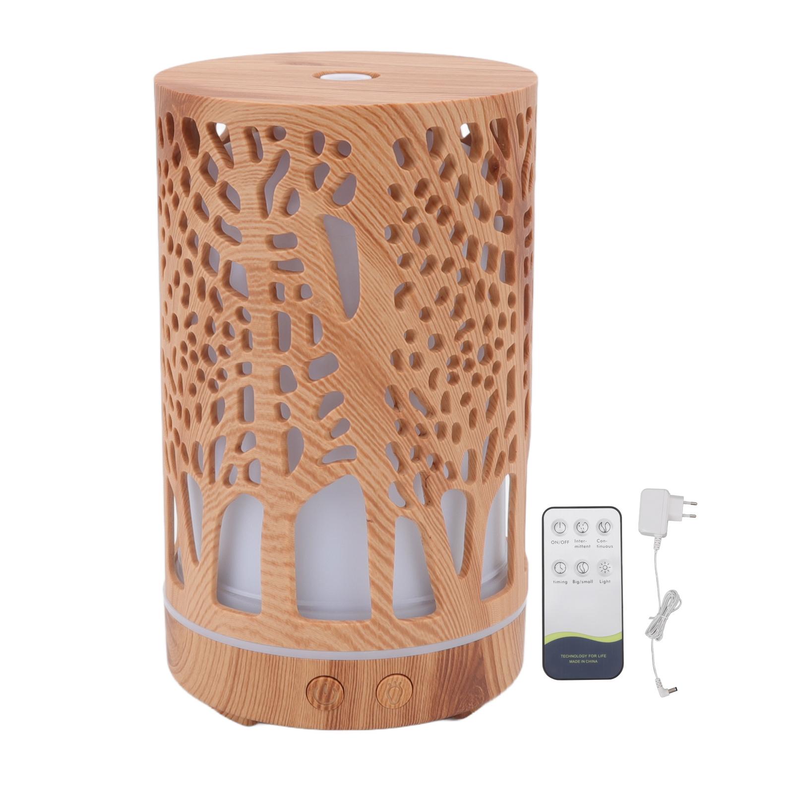 Арома увлажнитель воздуха с дистанционным управлением, диффузор эфирных масел под дерево, увлажнитель с 7 светодиодными цветными лампами EU Plug
Арома увлажнитель воздуха с дистанционным управлением, диффузор эфирных масел под дерево, увлажнитель с 7 светодиодными цветными лампами EU Plug