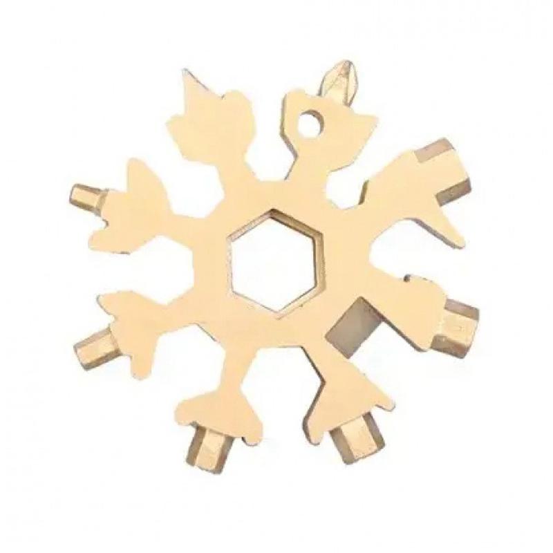 18 in 1 Snowflake Multi Tool Portable Pocket Wrench Screwdriver Hex Key Bottle Opener Outdoor Survival Gear Camping Repair Tool золотой
18 in 1 Snowflake Multi Tool Portable Pocket Wrench Screwdriver Hex Key Bottle Opener Outdoor Survival Gear Camping Repair Tool золотой