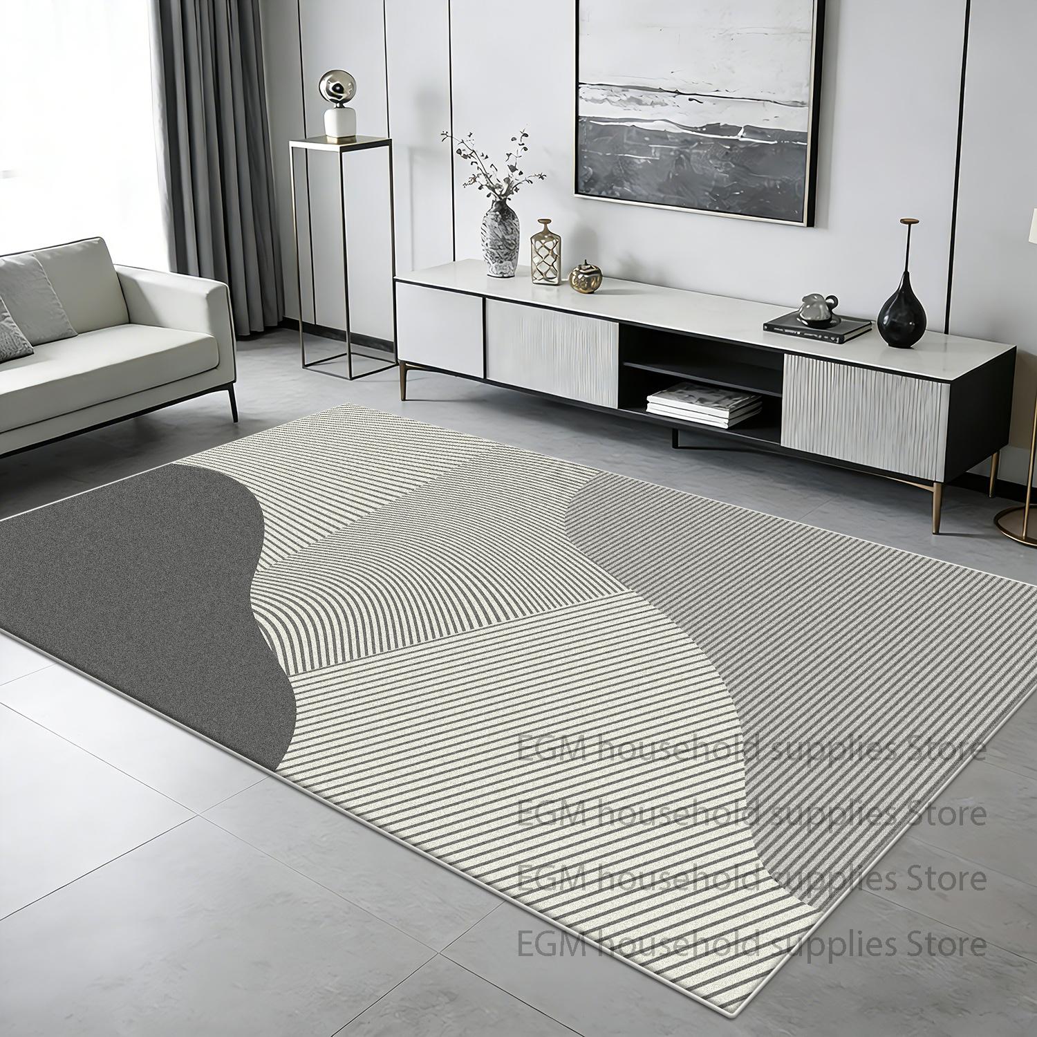 Nordic Striped Black Carpet Modern Living Room Decoration Large Area Rugs Soft Non-slip Washable Floor Mat for Bedroom Bedside 60x90cm
Nordic Striped Black Carpet Modern Living Room Decoration Large Area Rugs Soft Non-slip Washable Floor Mat for Bedroom Bedside 60x90cm