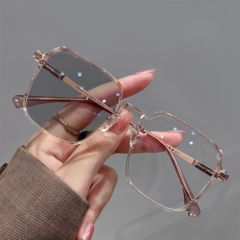 Men s and Women s Fashionable Anti Blue Light Glasses with Oversized Polygonal Frame and Transparent Lenses Computer Glasses
Men s and Women s Fashionable Anti Blue Light Glasses with Oversized Polygonal Frame and Transparent Lenses Computer Glasses
