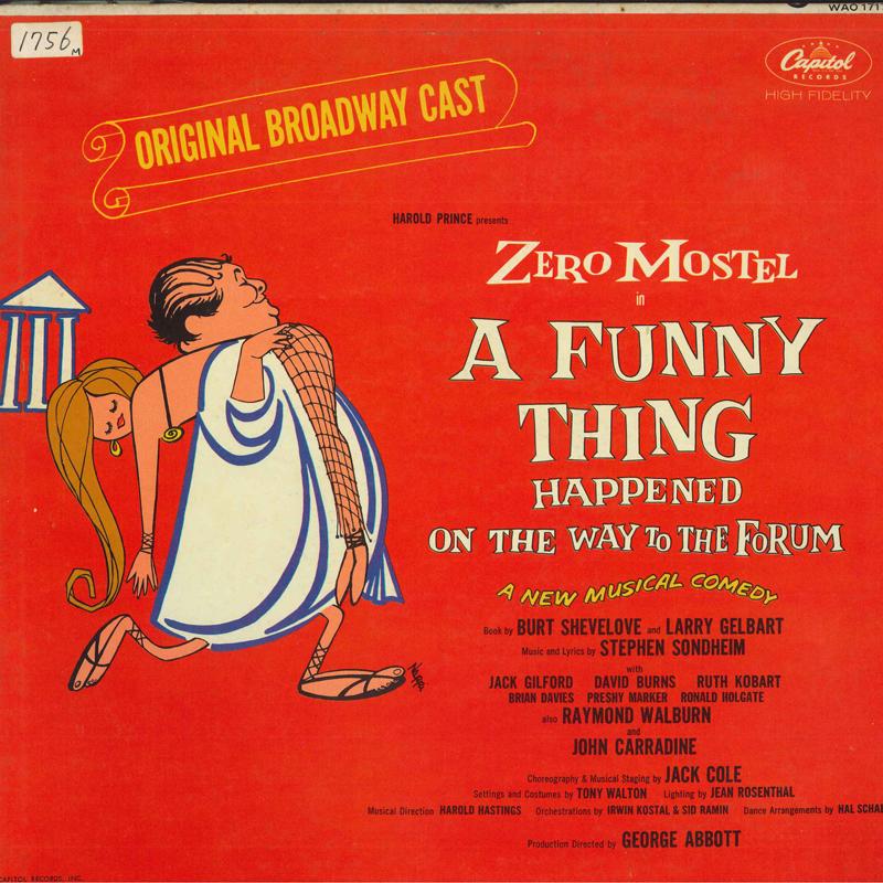 LP Record ORIGINAL BROADWAY CAST - A Funny Thing Happened On The Way T WAO1717 CAPITOL 1962 US Soundtracks & Musicals Used
LP Record ORIGINAL BROADWAY CAST - A Funny Thing Happened On The Way T WAO1717 CAPITOL 1962 US Soundtracks & Musicals Used