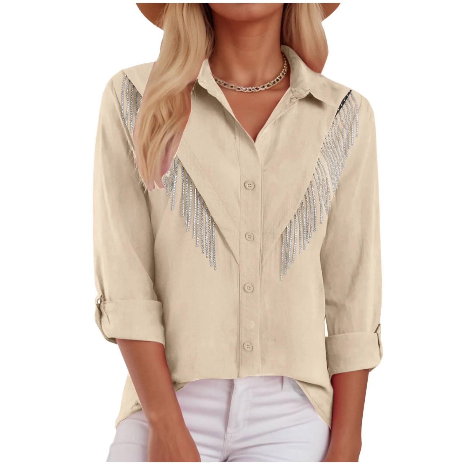 2025 Cross-border Women s Feather Tassel Digital Print Long Sleeve Trendy Shirt 4XL
2025 Cross-border Women s Feather Tassel Digital Print Long Sleeve Trendy Shirt 4XL