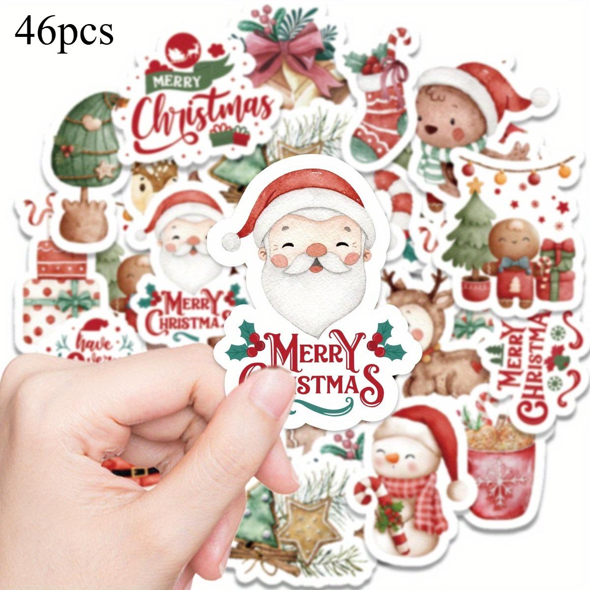 46pcs Merry Christmas Stickers Festive Self Adhesive Gifts Wrapping Scrapbooking Christmas Tree Home Party Decor Craft Supplies 6.4x4.4cm
46pcs Merry Christmas Stickers Festive Self Adhesive Gifts Wrapping Scrapbooking Christmas Tree Home Party Decor Craft Supplies 6.4x4.4cm
