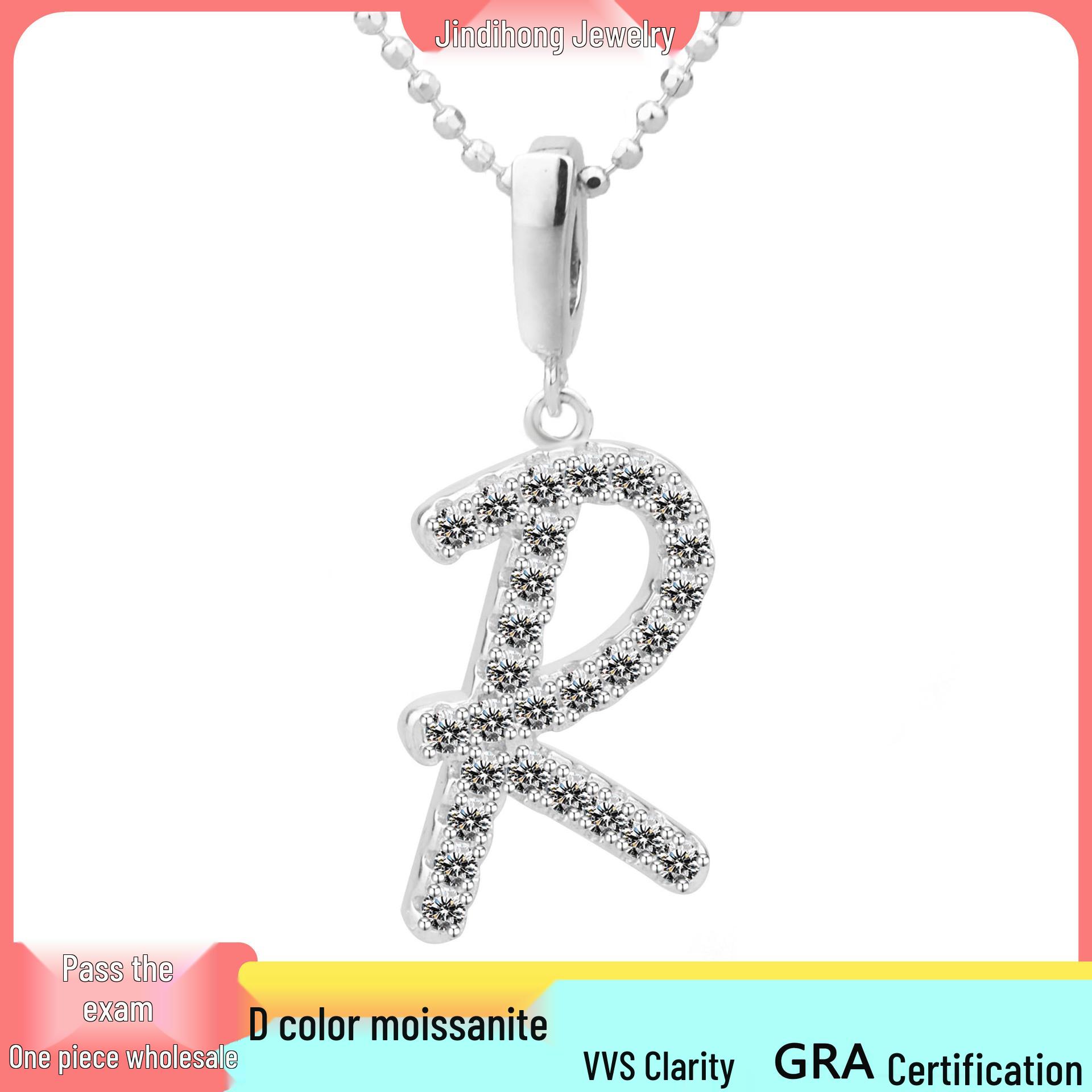 S925 Sterling Silver Moissanite R-Letter Necklace – 26 Inlaid English Letters Luxury Gift for Women
S925 Sterling Silver Moissanite R-Letter Necklace – 26 Inlaid English Letters Luxury Gift for Women