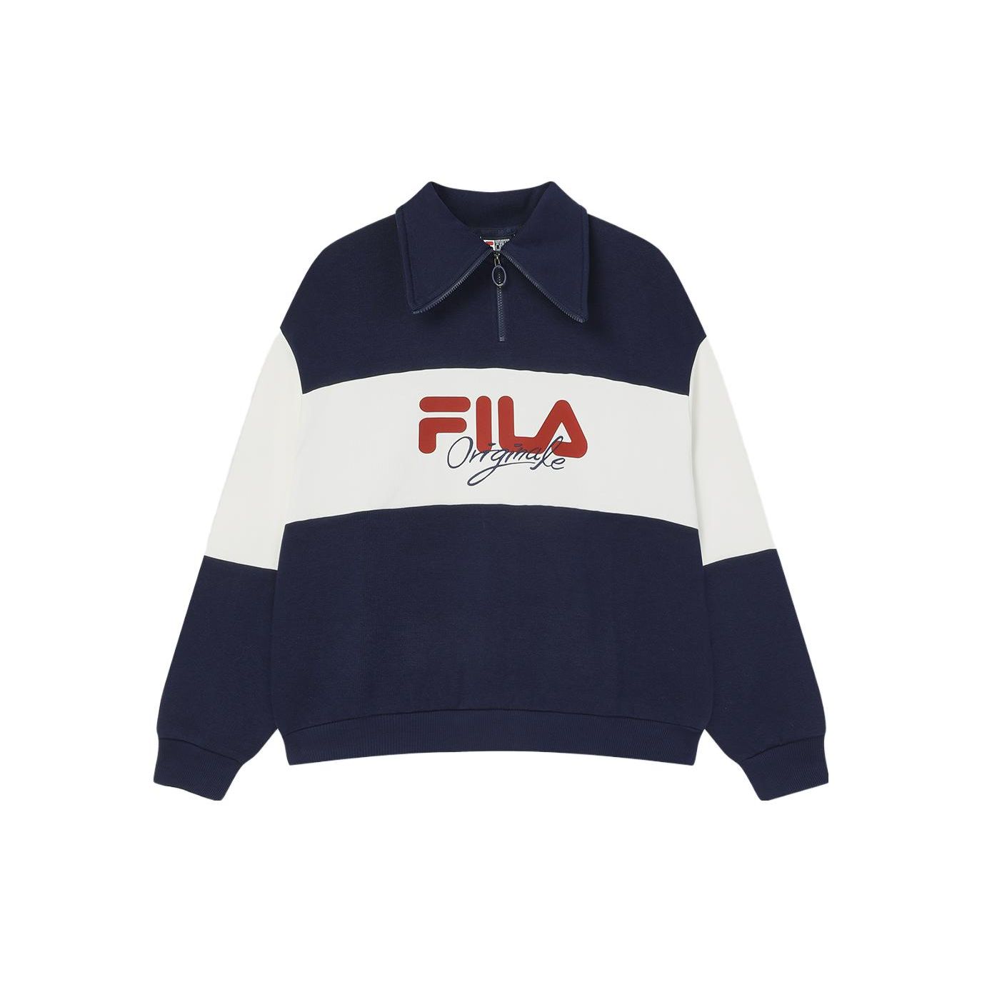 FILA Color Block Logo Print Casual Pullover Sweatshirt Women sweatshirt Dark-Navy F11W349208R-DB XL
FILA Color Block Logo Print Casual Pullover Sweatshirt Women sweatshirt Dark-Navy F11W349208R-DB XL
