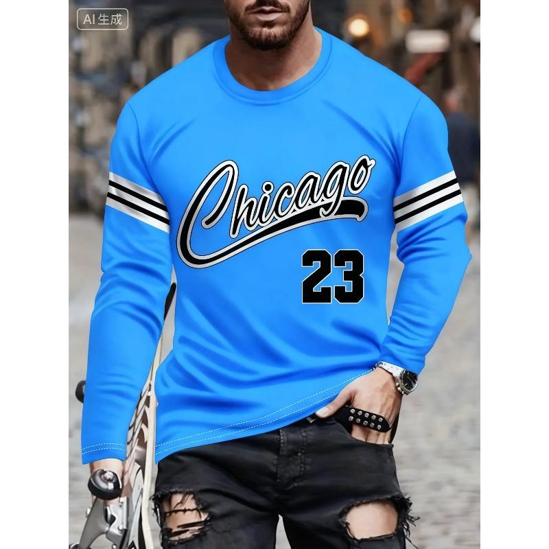 Мужские спортивные футболки с длинным рукавом и 3D-принтом Chicago 23 , с круглым вырезом, дышащие, идеально подходят для повседневной носки L
Мужские спортивные футболки с длинным рукавом и 3D-принтом Chicago 23 , с круглым вырезом, дышащие, идеально подходят для повседневной носки L