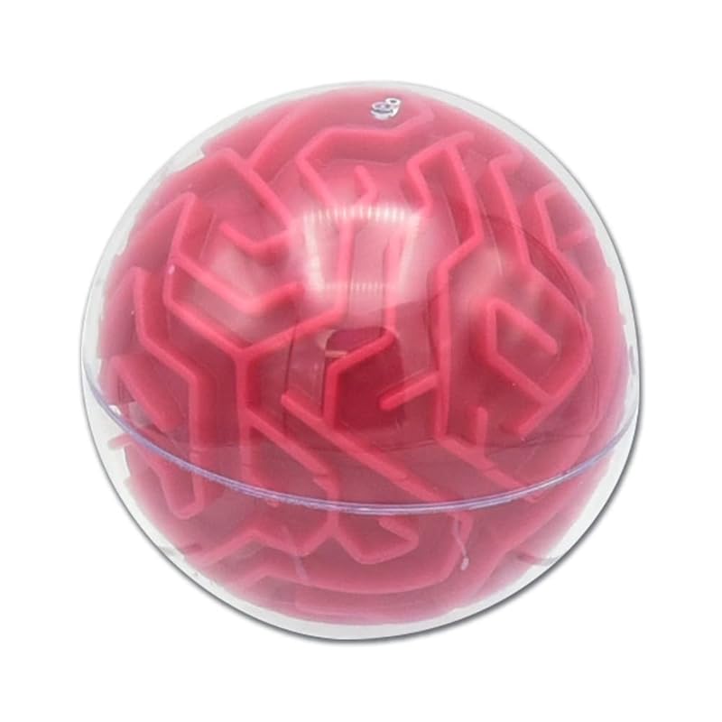 3D maze ball 3D puzzle labyrinth game For beginners roll Killing time concentration Rec play present (red)
3D maze ball 3D puzzle labyrinth game For beginners roll Killing time concentration Rec play present (red)