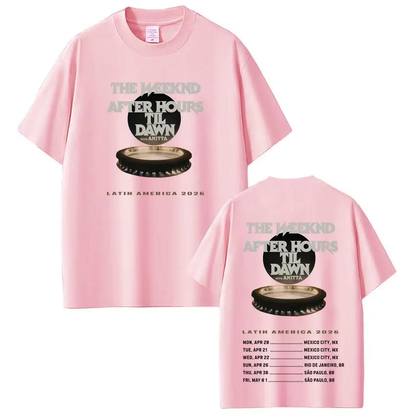 The Weeknd After Hours Til Dawn Tour 2026 Merch Tshirts Unisex Women Gothic Punk Tshirts 2026 Summer Casual pure Cotton T Shirts 4XL
The Weeknd After Hours Til Dawn Tour 2026 Merch Tshirts Unisex Women Gothic Punk Tshirts 2026 Summer Casual pure Cotton T Shirts 4XL