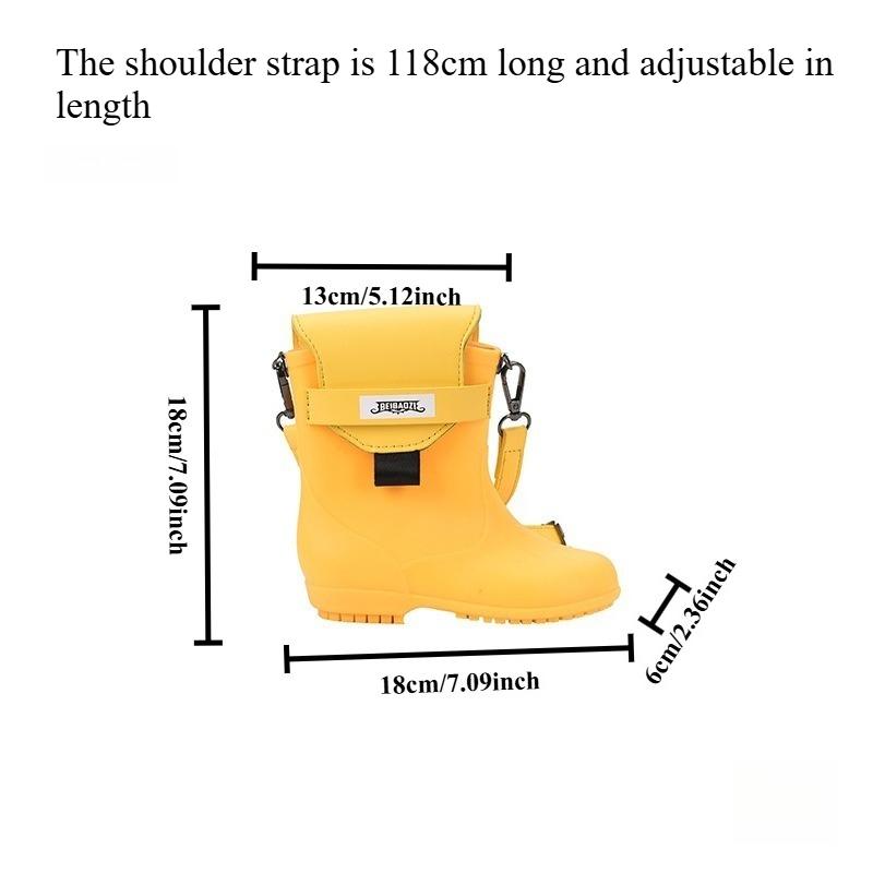 1pc Cute Rain Boots Bag Girls Niche Design Cartoon Single-shoulder Bag Trendy Girls Crossbody Bag Daily Carry Canvas Polyester жёлтый
1pc Cute Rain Boots Bag Girls Niche Design Cartoon Single-shoulder Bag Trendy Girls Crossbody Bag Daily Carry Canvas Polyester жёлтый