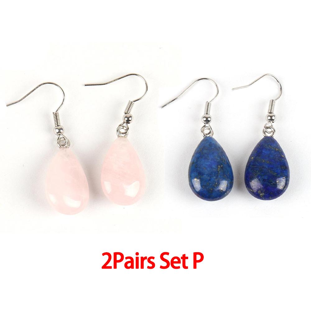 Ювелирные изделия из полированного натурального кристалла, простые плоские серьги в виде капель воды, женские европейские и американские украшения ручной работы Rosequartz+Lapislazuli
Ювелирные изделия из полированного натурального кристалла, простые плоские серьги в виде капель воды, женские европейские и американские украшения ручной работы Rosequartz+Lapislazuli