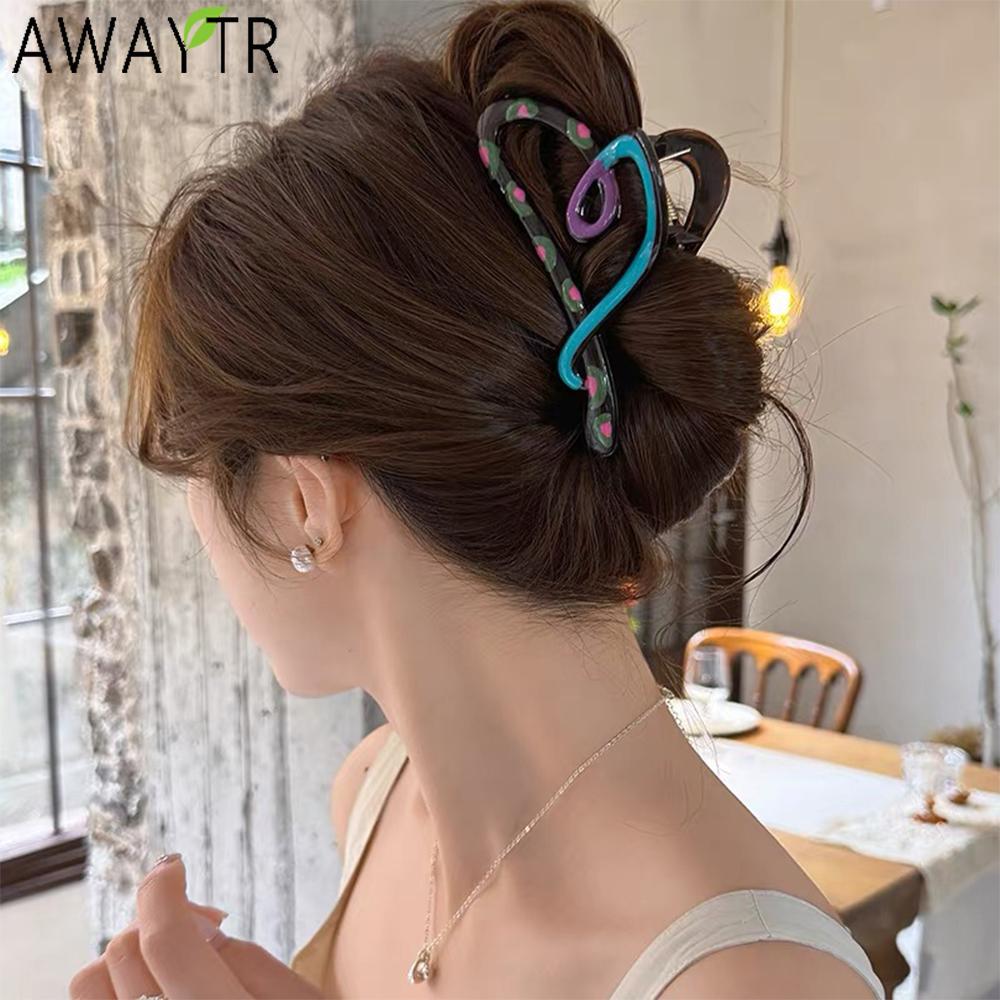 AWAYTR Dazzling Polka Dots Hair Claws Fashion Acrylic Hair Clips Crab For Women Girl Gift Hair Accessories Valentine Headwear
AWAYTR Dazzling Polka Dots Hair Claws Fashion Acrylic Hair Clips Crab For Women Girl Gift Hair Accessories Valentine Headwear