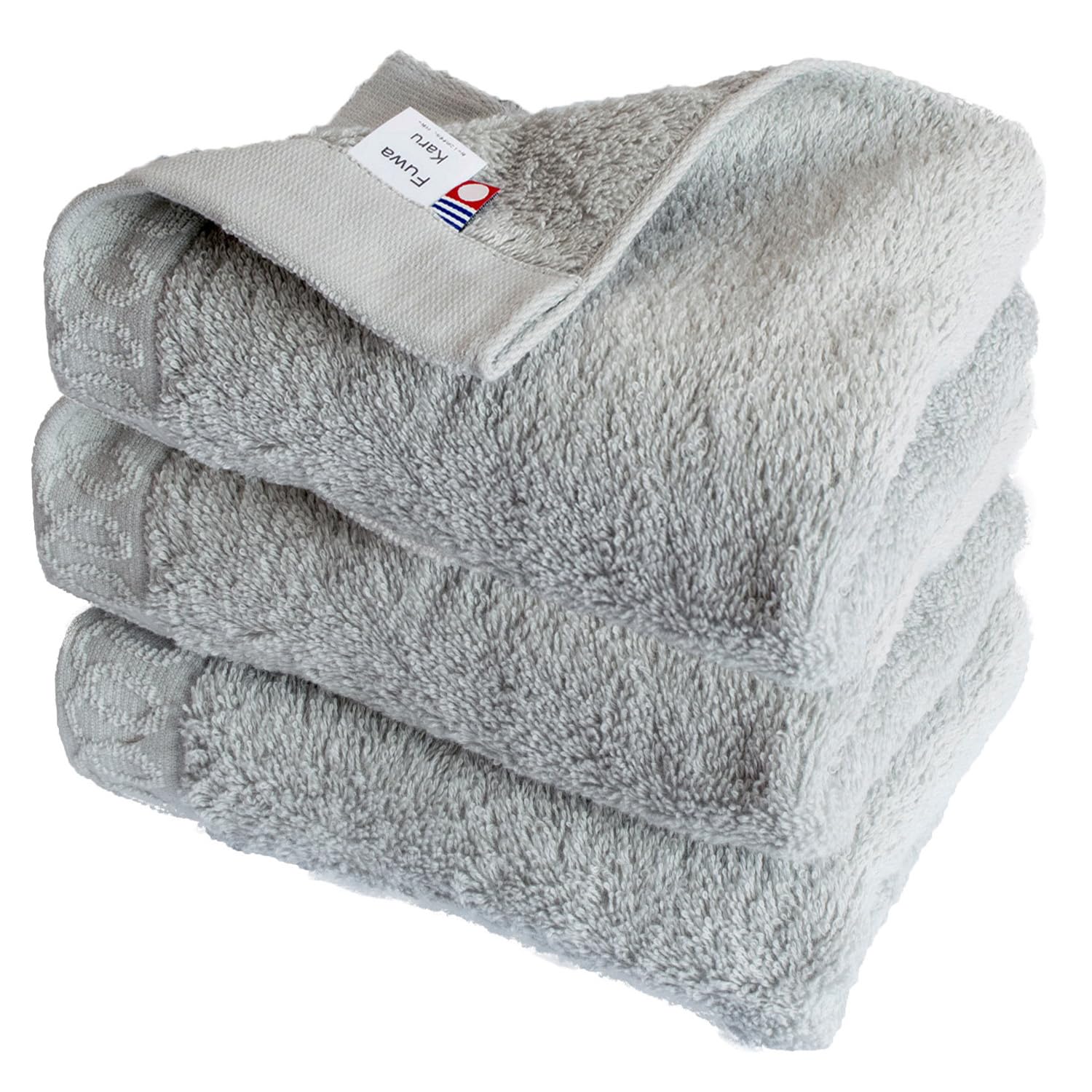 Tranparan Imabari Towel Face Towel Set of 3 FuwaKaru Made in Japan Fluffy Quick Dry Water Absorbent Light Thick Cotton 100% (Gray)
Tranparan Imabari Towel Face Towel Set of 3 FuwaKaru Made in Japan Fluffy Quick Dry Water Absorbent Light Thick Cotton 100% (Gray)