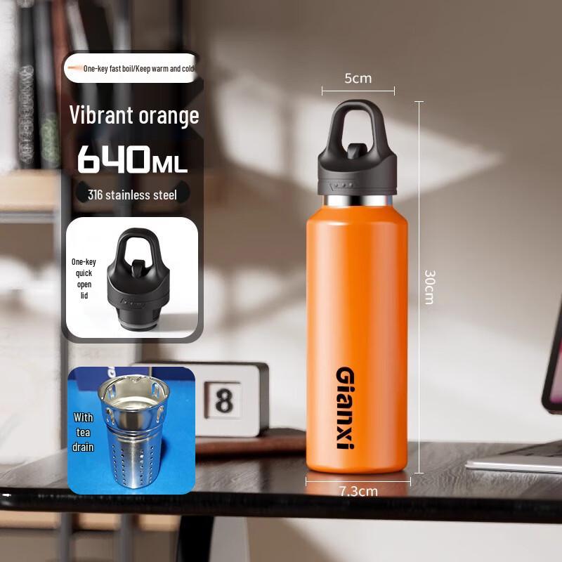 Men s Thermal Sport Water Bottle with One-Touch Lid
Men s Thermal Sport Water Bottle with One-Touch Lid