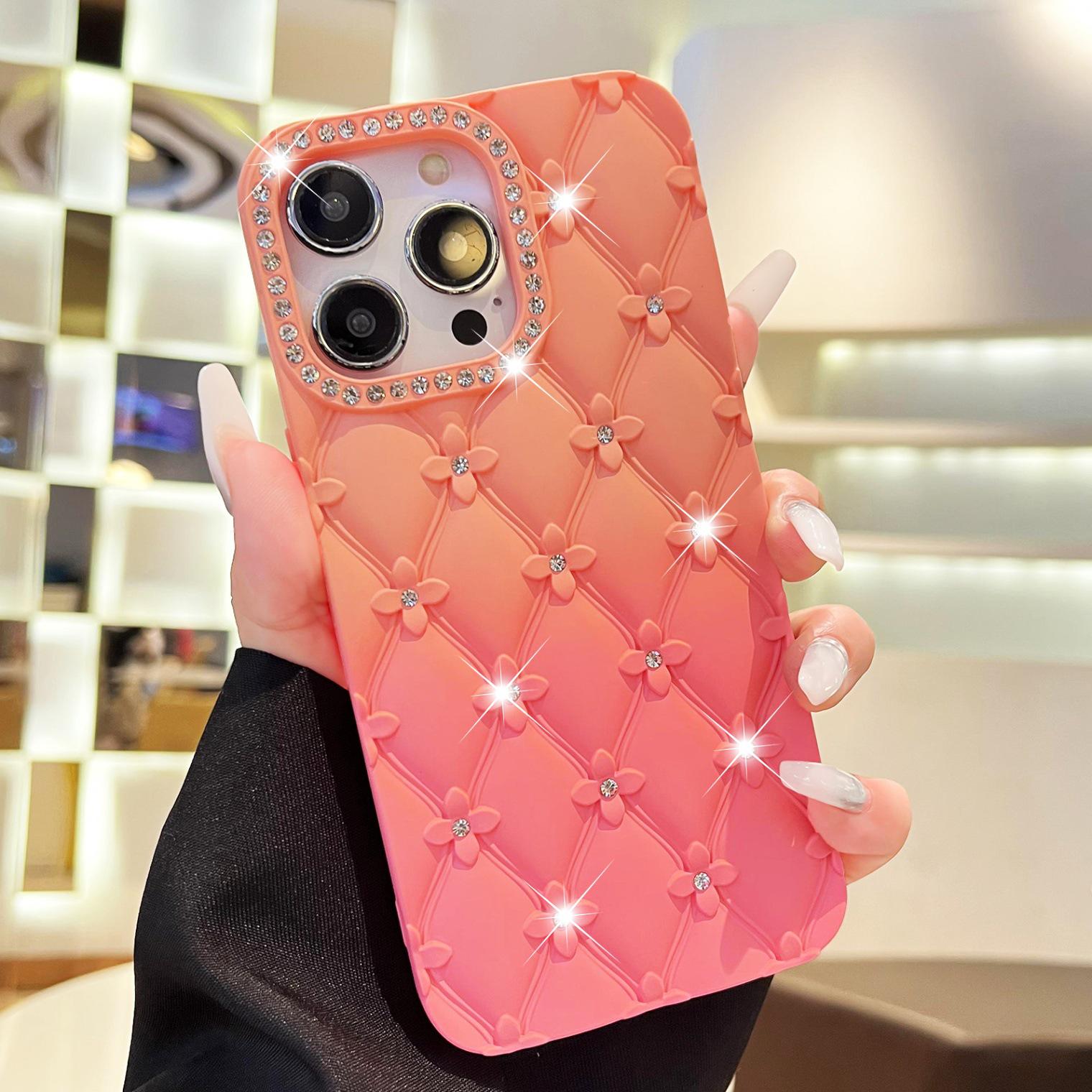Apple 17 Pro Max Case: Gradient Diamond Lattice with Rhinestones and Soft Protective Fragrance Style for iPhone 16. 15 Pro
Apple 17 Pro Max Case: Gradient Diamond Lattice with Rhinestones and Soft Protective Fragrance Style for iPhone 16. 15 Pro