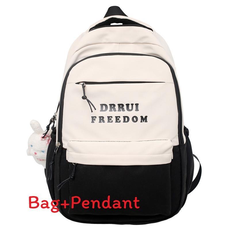 Nylon Letter Pattern Teenager School Backpack With Air Cushion Straps For Daily Use чорний
Nylon Letter Pattern Teenager School Backpack With Air Cushion Straps For Daily Use чорний