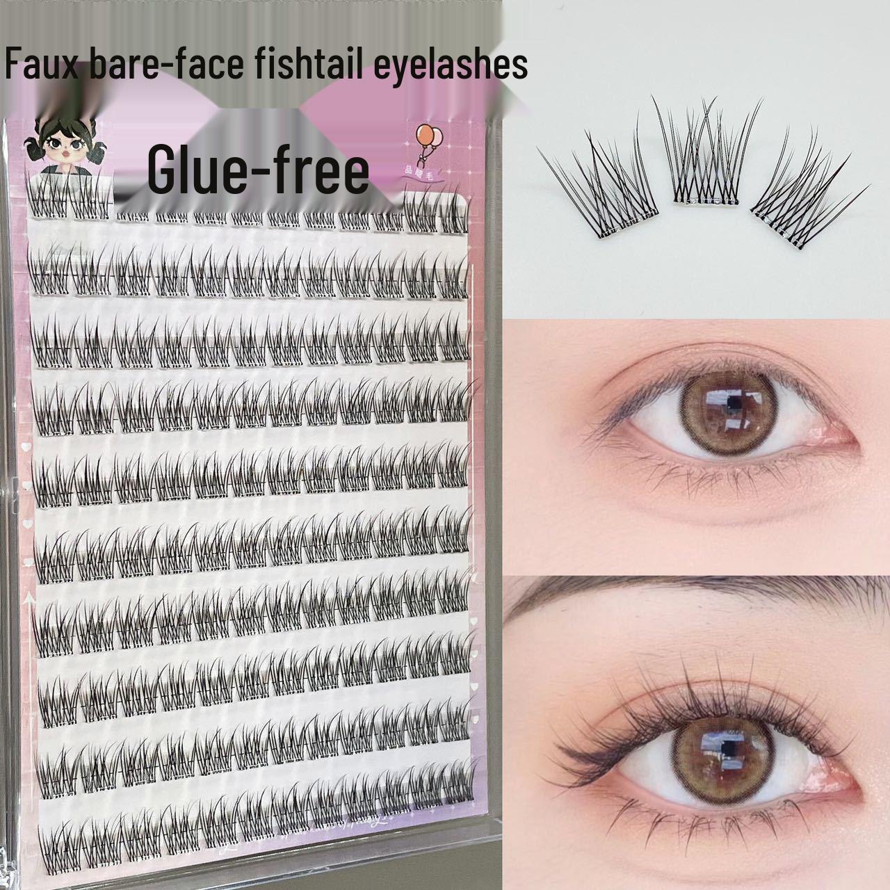 Honey Box No-Makeup Look Fishtail Clear Band Soft False Eyelashes (Glue-Free, Large Capacity)
Honey Box No-Makeup Look Fishtail Clear Band Soft False Eyelashes (Glue-Free, Large Capacity)