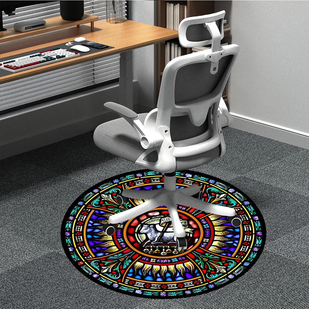 1PC Religious Iconography Chair Carpet for Office Non-Slip, Lightweight, Machine Washable Rug for Office, Sleeping, Room - Holiday Decor 80cm by 80cm
1PC Religious Iconography Chair Carpet for Office Non-Slip, Lightweight, Machine Washable Rug for Office, Sleeping, Room - Holiday Decor 80cm by 80cm