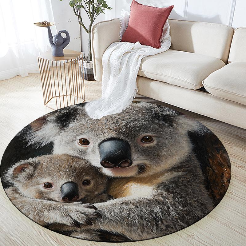 Koala pattern round rug,Carpet Rug for Living Room Bedroom Playroom ,Non-slip Floor Mat,Holiday Gifts and Birthday Gifts. 80cmx80cm
Koala pattern round rug,Carpet Rug for Living Room Bedroom Playroom ,Non-slip Floor Mat,Holiday Gifts and Birthday Gifts. 80cmx80cm