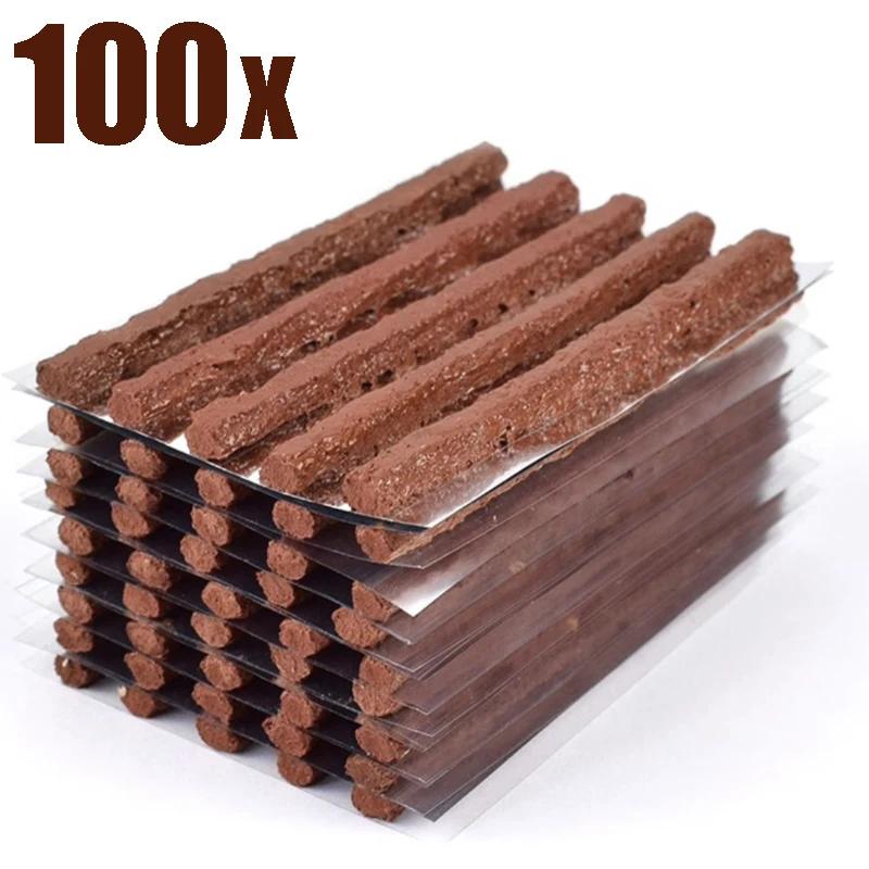 100 шт. полоски для ремонта шин для автомобилей и мотоциклов, бескамерная уплотнительная полоска, резиновая заглушка для прокола шин, аксессуары для ремонта шин для автомобилей и мотоциклов
100 шт. полоски для ремонта шин для автомобилей и мотоциклов, бескамерная уплотнительная полоска, резиновая заглушка для прокола шин, аксессуары для ремонта шин для автомобилей и мотоциклов