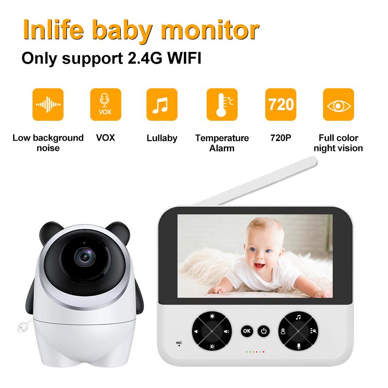 C5X 4.3-inch IPS Screen Baby Monitor 2 Way Voice 355-Degree Rotation Baby Security HD Video Camera EU Plug
C5X 4.3-inch IPS Screen Baby Monitor 2 Way Voice 355-Degree Rotation Baby Security HD Video Camera EU Plug