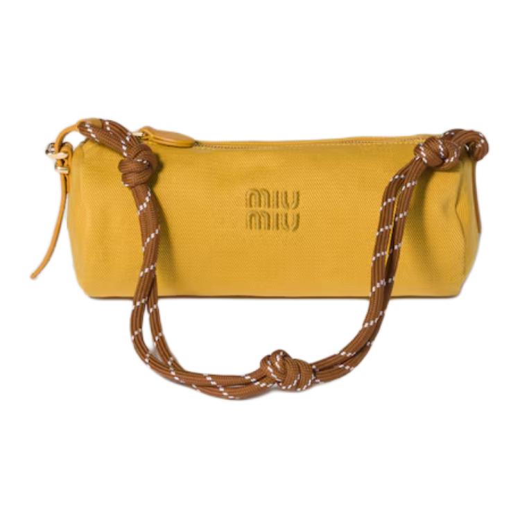 Miu Miu Monochrome Logo Embroidered Two-Tone Woven Wrist Strap Cotton Tote Bag Women tote bags Yellow 5NE853_2IA7_F05B3 Basic Set (Bag+Dust Bag)
Miu Miu Monochrome Logo Embroidered Two-Tone Woven Wrist Strap Cotton Tote Bag Women tote bags Yellow 5NE853_2IA7_F05B3 Basic Set (Bag+Dust Bag)