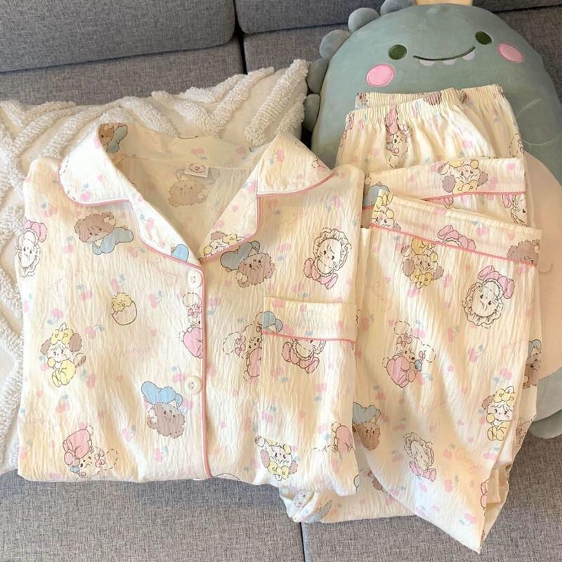 Women s Cute Kitten Cartoon Pajamas - Cloud Cotton Gauze, Long Sleeve, Spring/Autumn 2026 Collection XL (120-140 lbs)
Women s Cute Kitten Cartoon Pajamas - Cloud Cotton Gauze, Long Sleeve, Spring/Autumn 2026 Collection XL (120-140 lbs)