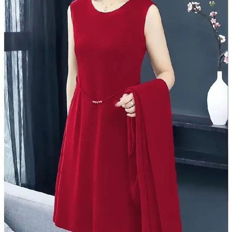 Spring and Autumn Two-Piece Suit Women s Clothes 40-Year-Old Middle-Aged and Elderly Mother Clothes Dress Fashionable Dress Outwear Women Burgundy Skirt 2XL
Spring and Autumn Two-Piece Suit Women s Clothes 40-Year-Old Middle-Aged and Elderly Mother Clothes Dress Fashionable Dress Outwear Women Burgundy Skirt 2XL