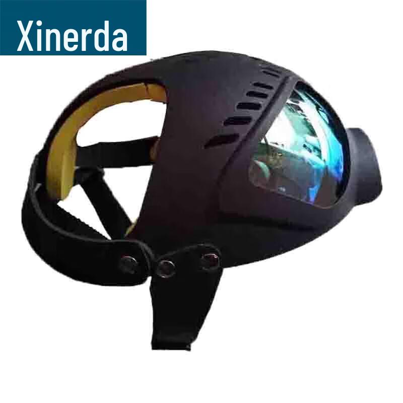 Шолом для собаки Xinruida з окулярами
Шолом для собаки Xinruida з окулярами