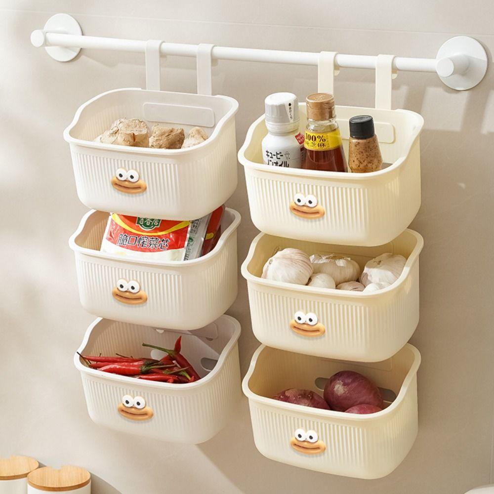 Onion Ginger Garlic Storage Basket Drawer Storage Box Portable Wall Hanging Basket Kitchen White-Style1
Onion Ginger Garlic Storage Basket Drawer Storage Box Portable Wall Hanging Basket Kitchen White-Style1
