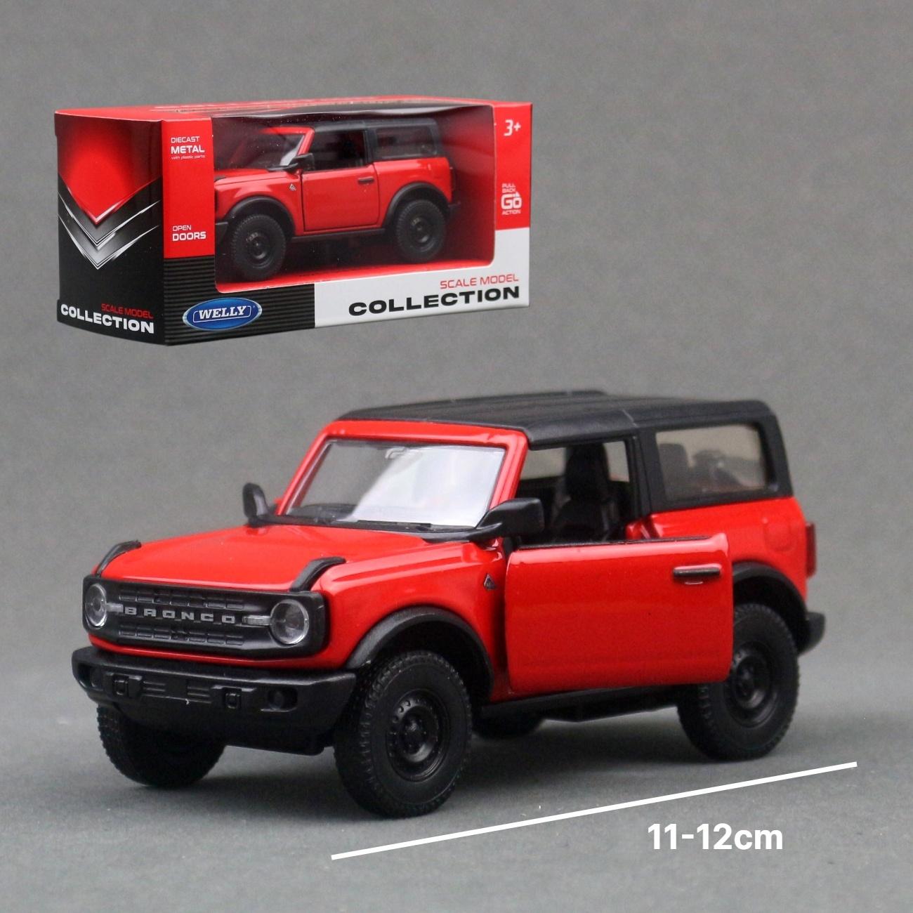 1/36 Ford Bronco 2023 SUV Toy Car For Children Welly Diecast Vehicle Miniature Pull Back Free Wheels Collection Gift For Boys
1/36 Ford Bronco 2023 SUV Toy Car For Children Welly Diecast Vehicle Miniature Pull Back Free Wheels Collection Gift For Boys