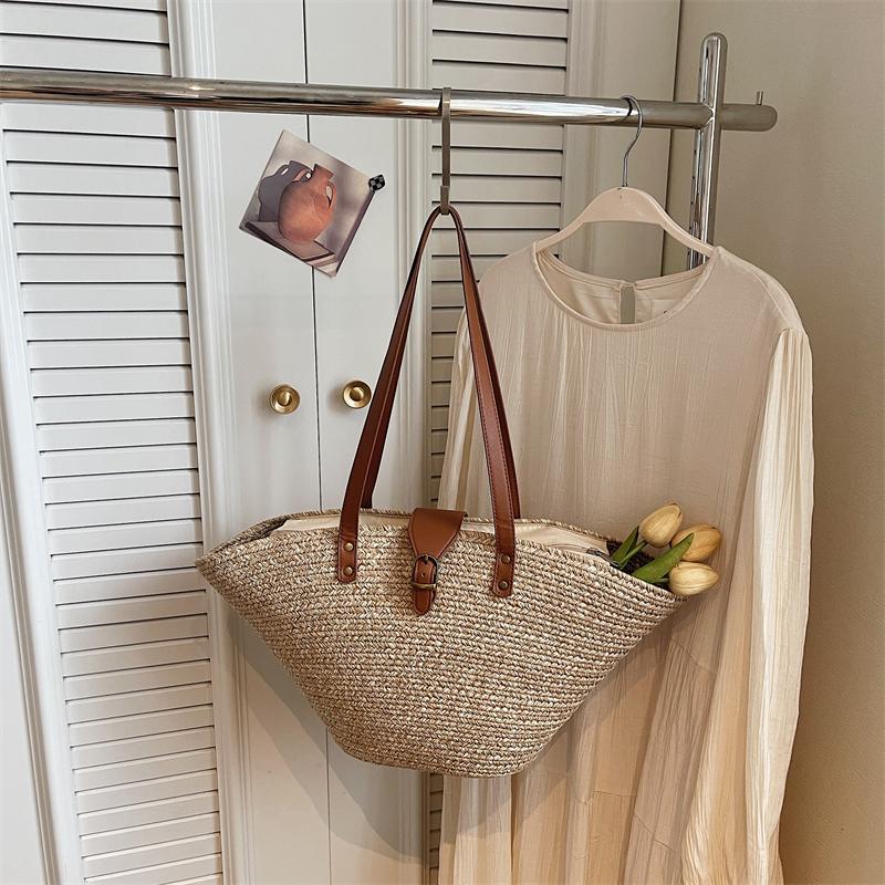 Fashion Summer Shoulder Bags For Women Designer Beach Straw Bag Summer Travel Handbag Large Capacity Beach Tote Bag Femme Bag Large(Max Length 50cm)
Fashion Summer Shoulder Bags For Women Designer Beach Straw Bag Summer Travel Handbag Large Capacity Beach Tote Bag Femme Bag Large(Max Length 50cm)