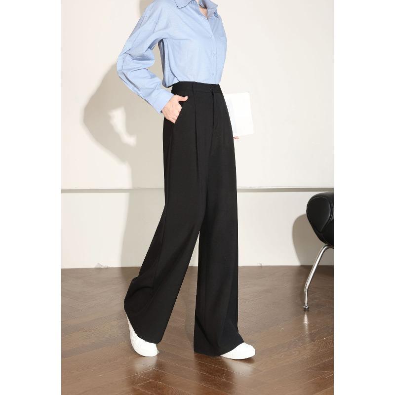 Black loose and thin wide-leg pants casual long pants women s spring and autumn commuter drape suit pants XXL
Black loose and thin wide-leg pants casual long pants women s spring and autumn commuter drape suit pants XXL