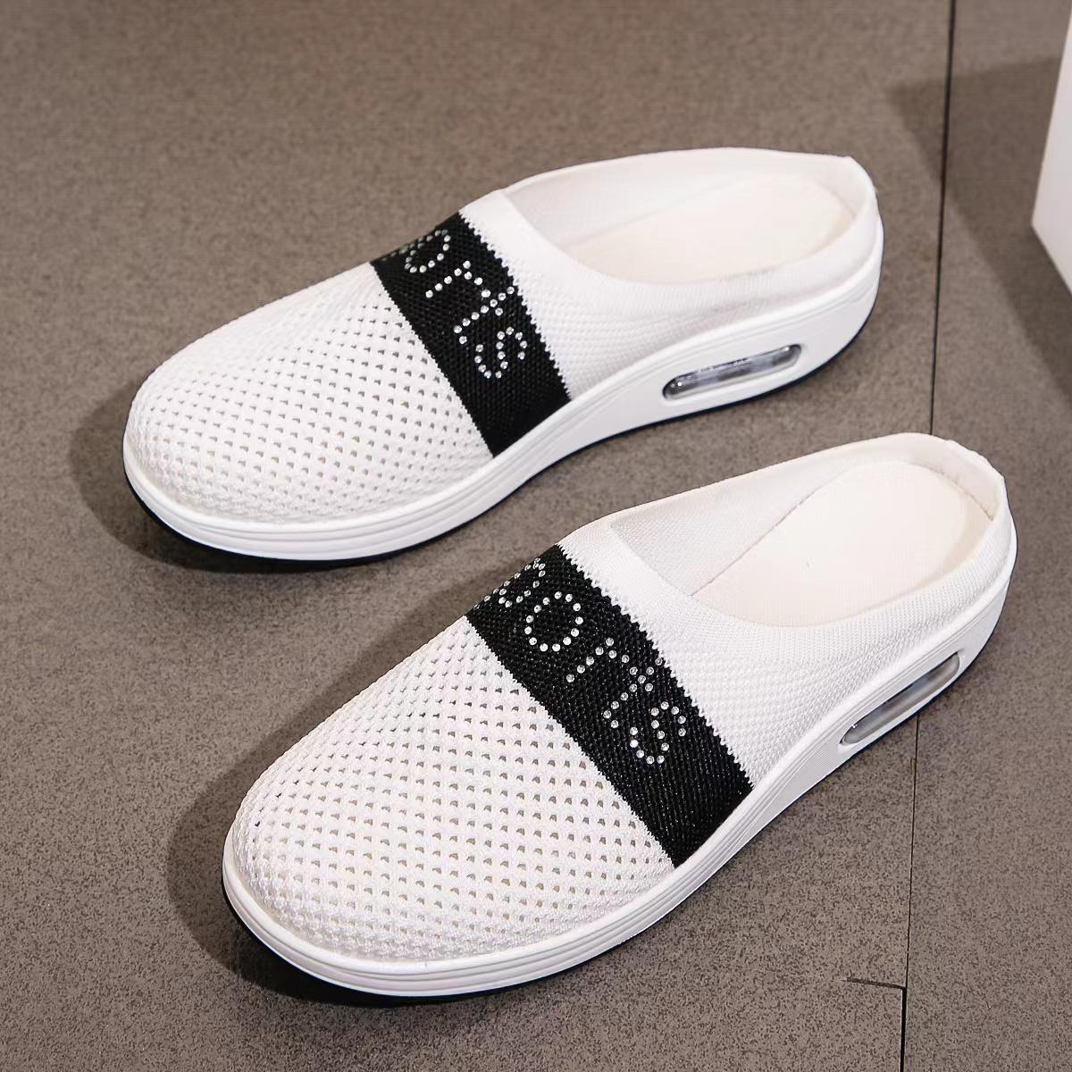 Новинка 2024 года, женские сетчатые туфли на плоской подошве, полутапочки, толстые дышащие повседневные сандалии, дышащие шлепанцы, тапочки 41 белый
Новинка 2024 года, женские сетчатые туфли на плоской подошве, полутапочки, толстые дышащие повседневные сандалии, дышащие шлепанцы, тапочки 41 белый