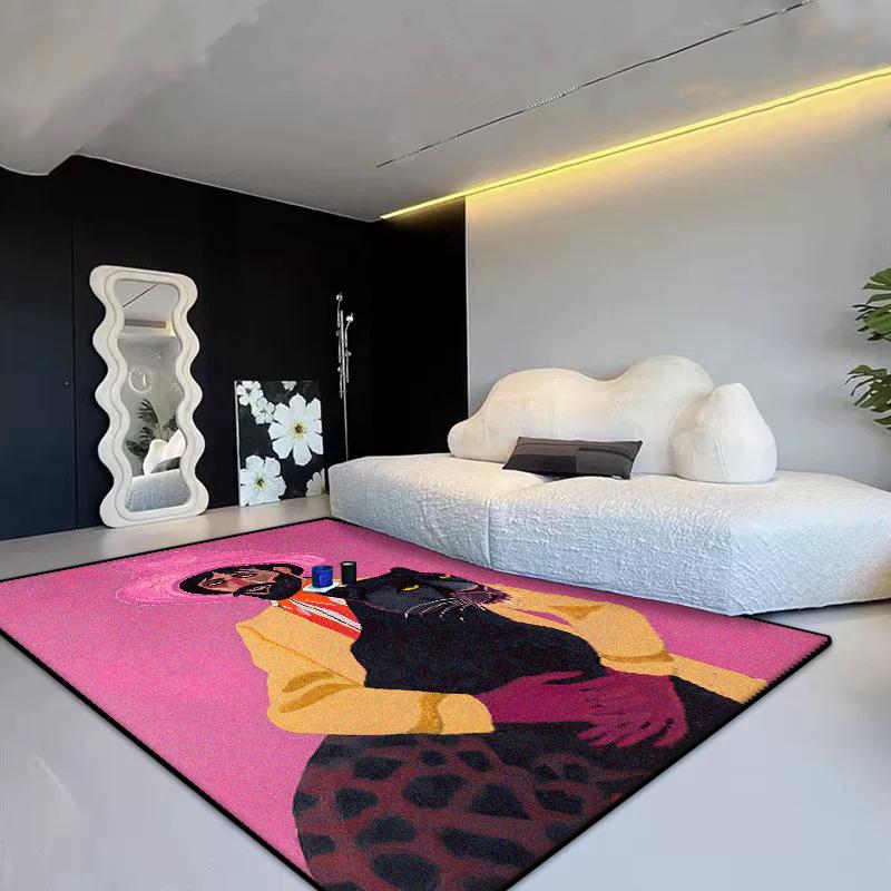 Pop Art Carpet Fluffy Plush Rug for Living Room Bedroom Abstract Decoration Non-slip Floor Mat Foldable Sofa Lounge 60*90cm
Pop Art Carpet Fluffy Plush Rug for Living Room Bedroom Abstract Decoration Non-slip Floor Mat Foldable Sofa Lounge 60*90cm