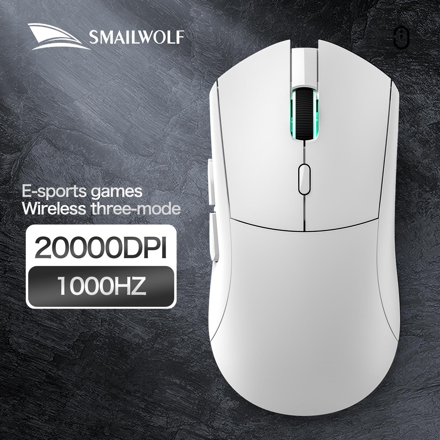 SMAILWOLF RS7 Bluetooth wireless gaming mouse three mode PAW3311 macro-definition mouse laptop gaming office
SMAILWOLF RS7 Bluetooth wireless gaming mouse three mode PAW3311 macro-definition mouse laptop gaming office