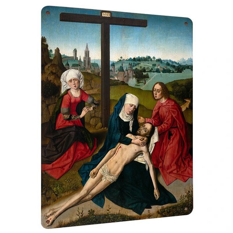 Medieval Religious Art Jesus Crucifixion Scene Metal Iron Painting Living Room Wall Decorative Retro Mural 20x30cm(7.8x11.8inch)
Medieval Religious Art Jesus Crucifixion Scene Metal Iron Painting Living Room Wall Decorative Retro Mural 20x30cm(7.8x11.8inch)